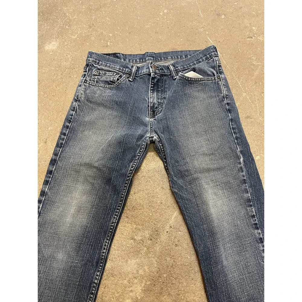 Levis 511 Jeans Mens 32x34 Blue Denim Slim Fit Straight Leg 5-Pocket‎ Zip Fly